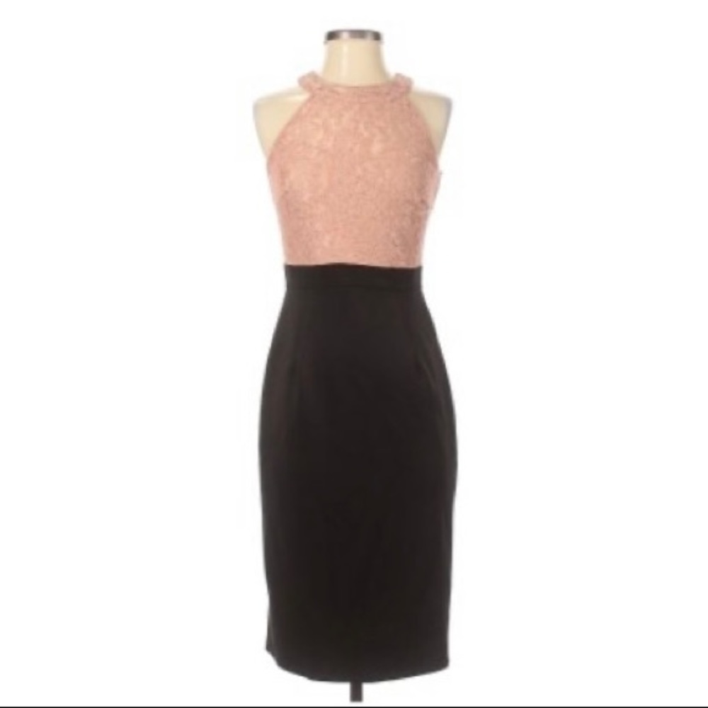 Enfocus Studio Size 10 Elegant Pink & Sparkly Cocktail Dress, Like New